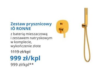 Blu Zestaw prysznicowy oferta