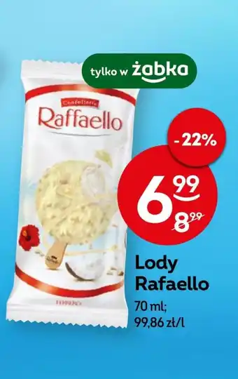 Żabka Lody raffaello oferta