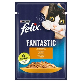 Maxi Zoo Felix fantastic karma dla kotów kurczak w galaretce 85 g oferta