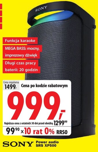 Media Expert Power audio sony oferta