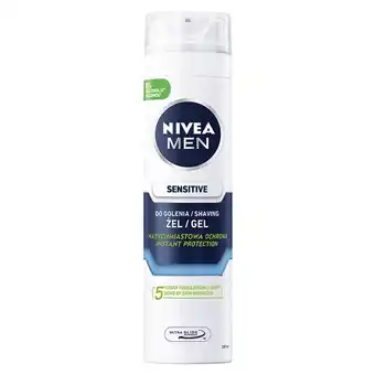 Vica Nivea men sensitive żel do golenia 200 ml oferta