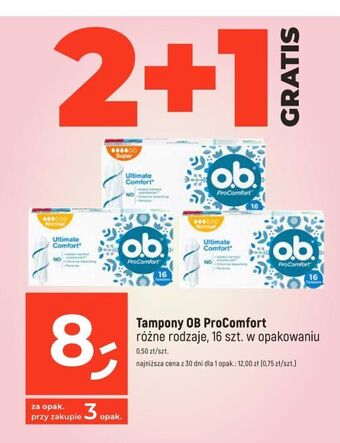 Dealz Tampony super o.b. procomfort oferta