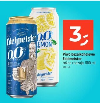 Dealz Piwo edelmeister lemon 0.0% oferta