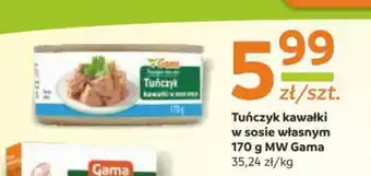 Tuńczyk kawałki w sosie własnym 170 g MW Gama