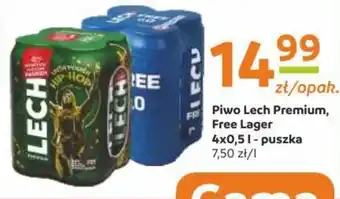 Gama Piwo Lech Premium, Free Lager 4x0,5 l oferta