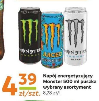 Gama Napój energetyzujący Monster 500 ml oferta