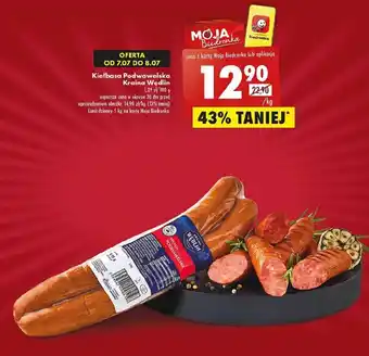Biedronka Kiełbasa Podwawelska Kraina Wędlin 1kg oferta