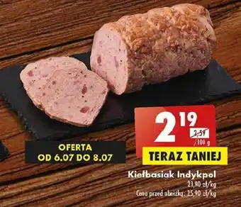 Biedronka Kiełbasiak Indykpol 100g oferta