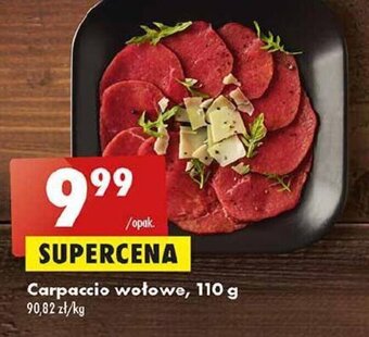 Biedronka Carpaccio wołowe, 110 g oferta