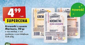 Biedronka Krewetki z sosem Marinero, 90 g oferta