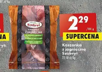 Biedronka Kaszanka z jagnięciną Szubryt 100g oferta