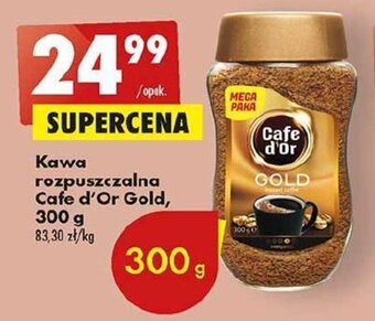 Biedronka Kawa rozpuszczalna Cafe d'Or Gold, 300g oferta