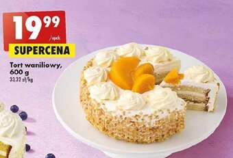 Biedronka Tort waniliowy, 600 g oferta