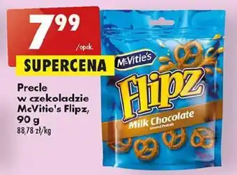 Biedronka Precle w czekoladzie McVitie's Flipz, 90 g oferta