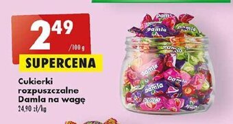 Biedronka Cukierki rozpuszczalne Damla 100g oferta
