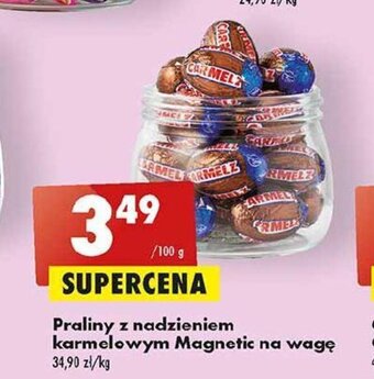 Biedronka Praliny z nadzieniem karmelowym Magnetic 100g oferta