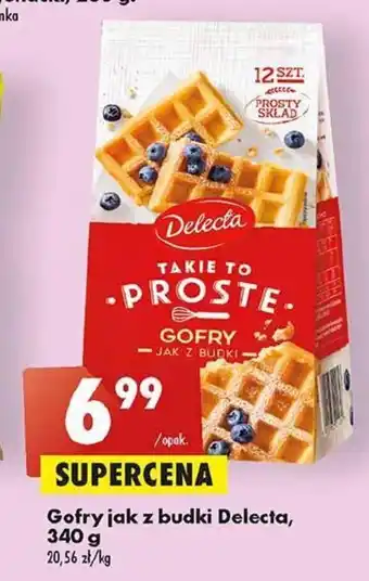 Biedronka Gofry jak z budki Delecta, 340 g oferta
