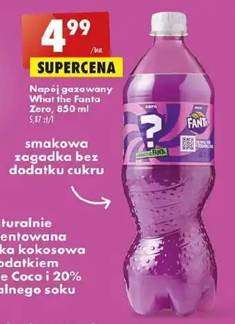 Biedronka Napój gazowany What the Fanta Zero, 850 ml oferta
