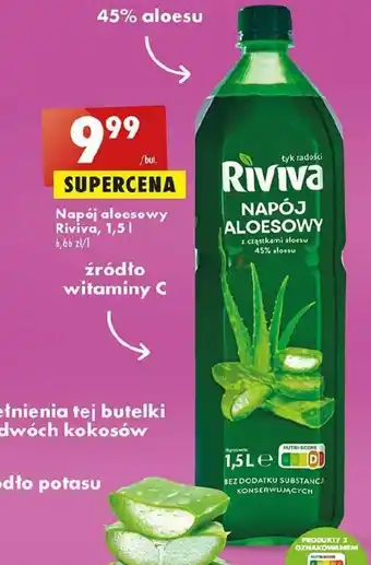 Biedronka Napój aloesowy Riviva, 1,5l oferta