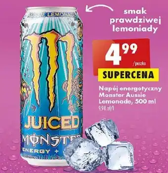 Biedronka Napój energetyczny Monster Aussie Lemonade, 500 ml oferta