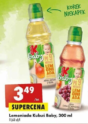Biedronka Lemoniada Kubuś Baby, 300 ml oferta