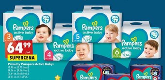 Biedronka Pieluchy Pampers Active Baby oferta