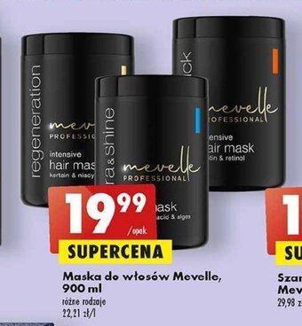Biedronka Maska do włosów Mevelle, 900 ml oferta