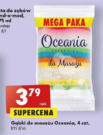 Biedronka Gąbki do masażu Oceania, 4 szt. oferta