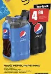 Supeco Napój pepsi, pepsi maxx oferta