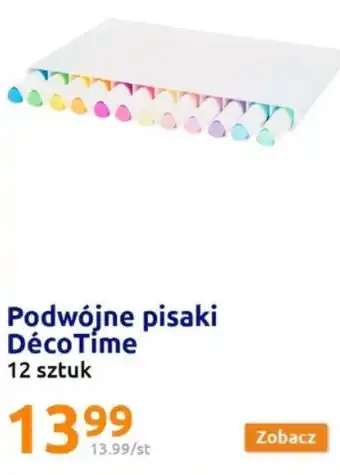 Action Podwójne pisaki decotime 12szt. oferta