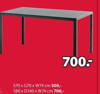 JYSK Stół ogrodowy oferta