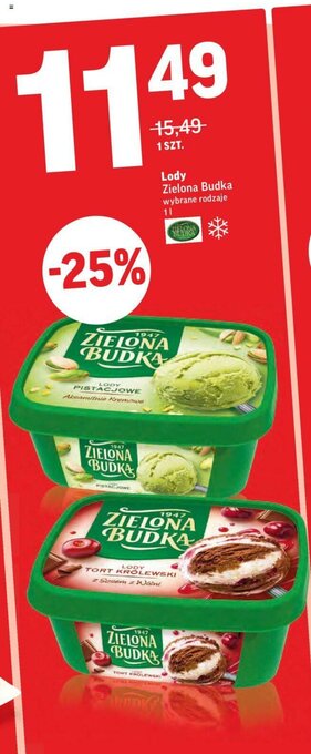 Intermarche Lody Zielona Budka 1l oferta