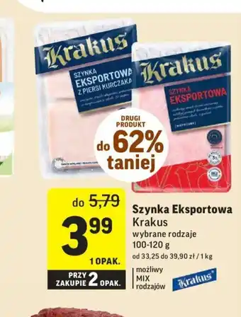 Intermarche Szynka Eksportowa 100-120g oferta