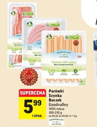 Intermarche Parówki szynka boczek 100-210g Goodvalley oferta