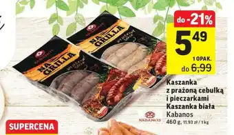 Intermarche Kaszanka z prażoną cebulką i pieczarkami 460g oferta