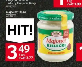 Selgros MAJONEZ 170 ML oferta