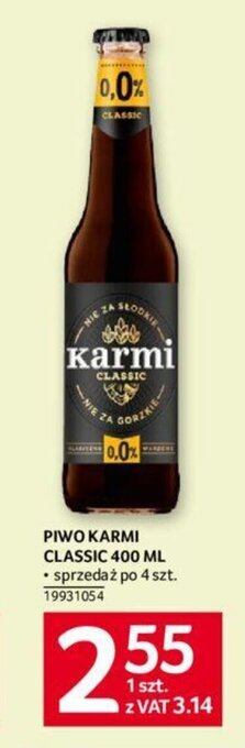 Selgros PIWO KARMI CLASSIC 400 ML oferta