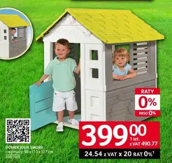 Selgros DOMEK JOLIE SMOBY wymiary: 98x110x127 cm oferta