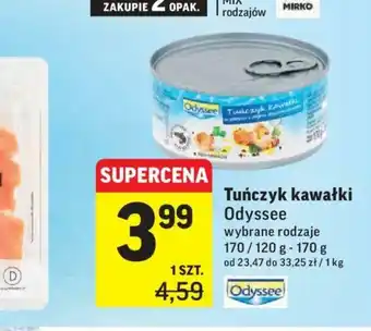 Intermarche Tuńczyk kawałki 170g oferta