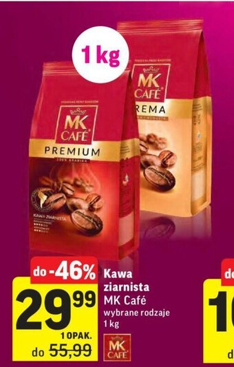 Intermarche Kawa ziarnista MK Cafe 1kg oferta