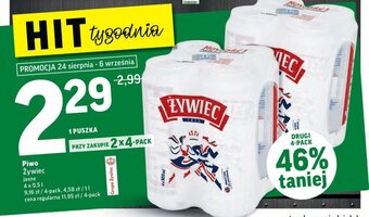 Intermarche Piwo Żywiec 500ml oferta