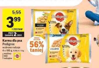 Intermarche Karma dla psa Pedigree 4x100g oferta
