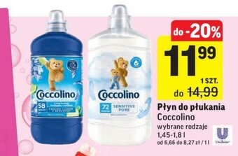 Intermarche Płyn do płukania Coccolino 1,45-1,8l oferta