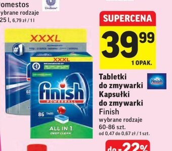 Intermarche Tabletki do zmywarki Finish oferta