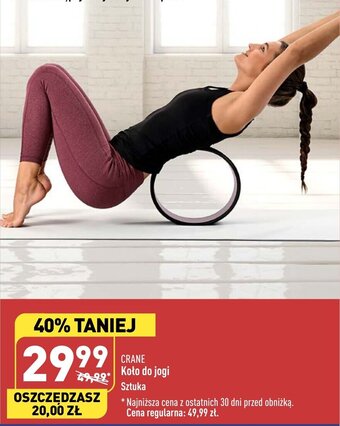ALDI CRANE Koło do jogi oferta
