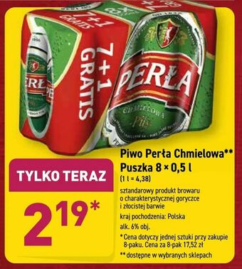 ALDI Piwo Perła Chmielowa oferta