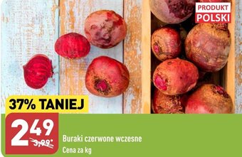 ALDI Buraki czerwone wczesne 1kg oferta