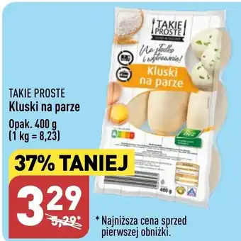ALDI TAKIE PROSTE Kluski na parze 400g oferta