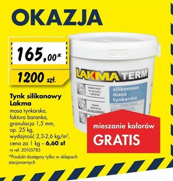 Tynk silikonowy Lakma