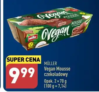ALDI MÜLLER Vegan Mousse czekoladowy 2 × 70 g oferta